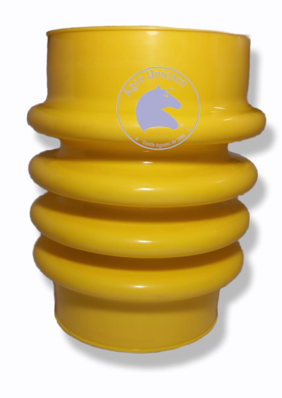 Fuelle vibrocompactador tipo canguro (amarillo-17cm)