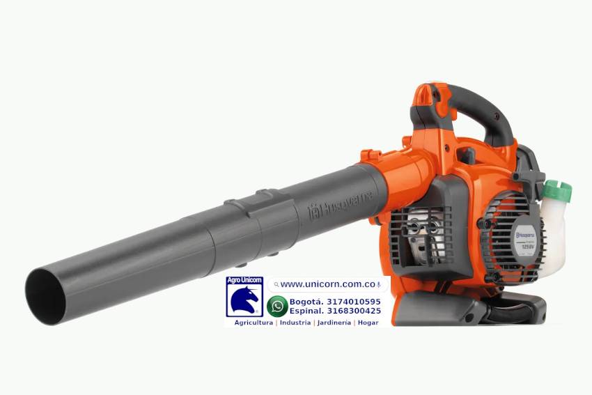 Sopladora Husqvarna 125BVx (28cc-0.8KW-8000rpm-Vaire 76m/s)