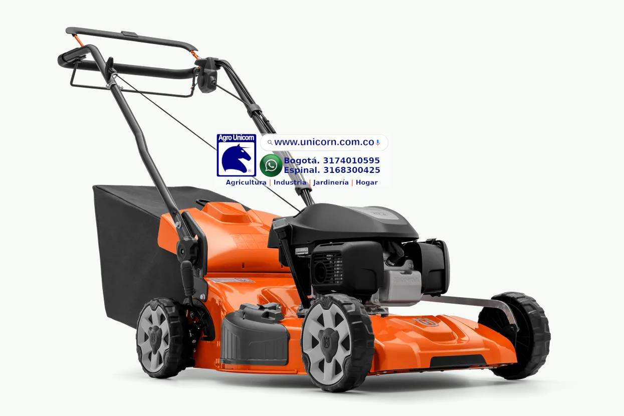 Cortacésped Husqvarna LC356VP (3.1kw/4.43hp, Honda GCVX-170, 166cc-altura corte min/máx 2.5cm/7.5cm, alturas 7, ancho 56cm-Vel 7.4Km/h, autopropulsado vel. variable, sin bolsa)