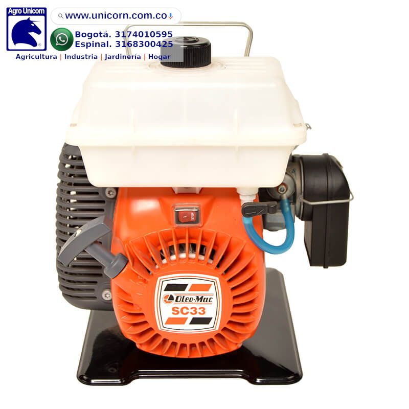 Motobomba Oleo Mac SC33 (2T-1.1/2 x 1.1/2 - Hmax 25m - Qmax 70gpm-Garantía 3 meses)