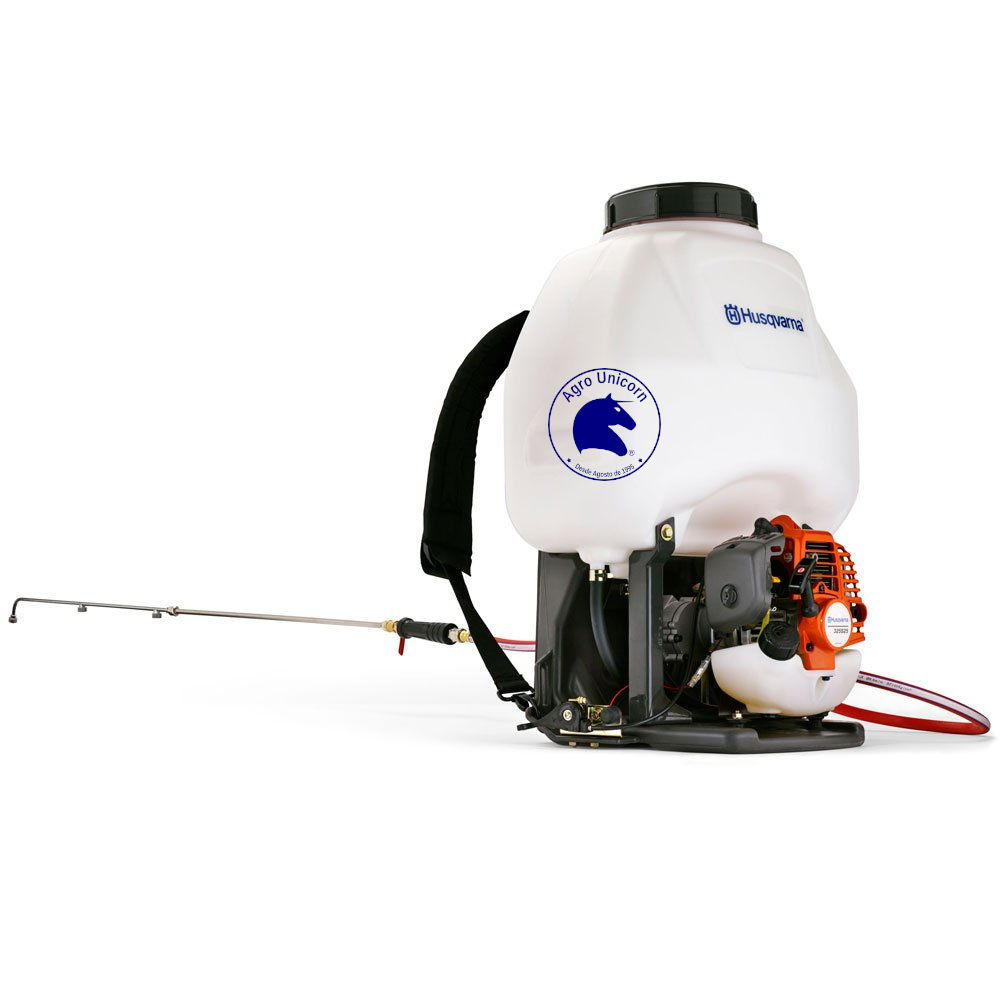 Fumigadora espalda Husqvarna 325S25 (2T-25.4cc-1.07HP-tanq 25L-desc 4.8l/min-mezcla-herr y cat)