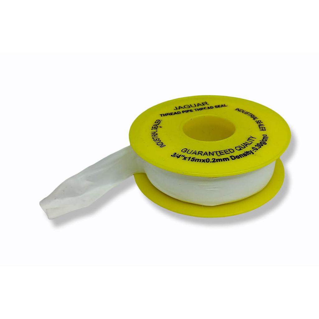 Cinta teflón 3/4&quot;x15mx19mm (0.3 Densidad)