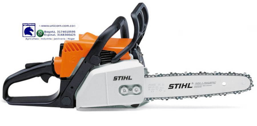 Motosierra Stihl MS170 espada 40cm-3/8P (30.1cc-1.3KW a 8500rpm-cad 55esl-cat y herr-NO INCLUYE ACEITE NI MEZCLADOR)