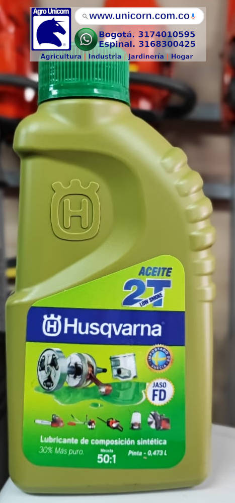 Aceite 2T x 473mm 1/8 Gl Husqvarna Pinta(50:1)(598592001)