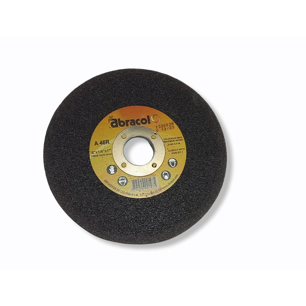 Esmeril Abracol (150x6x25.4mm)