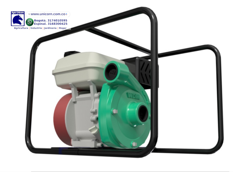 Motobomba alta presión gasolina Hiforce 1515HF6.5 (1.1/2x1.1/2-Hmax 65m-Qmax 84gpm-Garantía 3 meses)